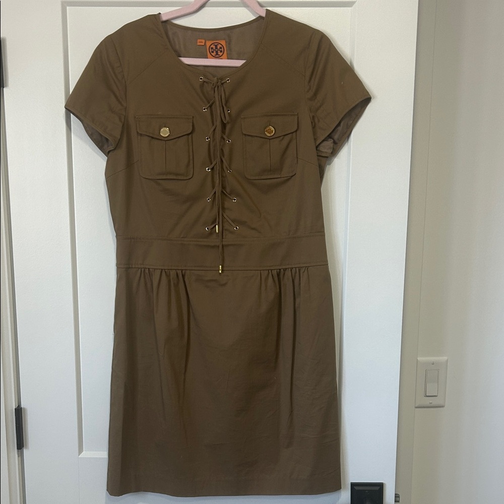 Tory Burch Safari Short Sleeve Dress size size 12